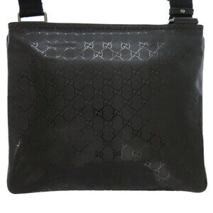 Gucci Imprime canvas leather black shoulder bag